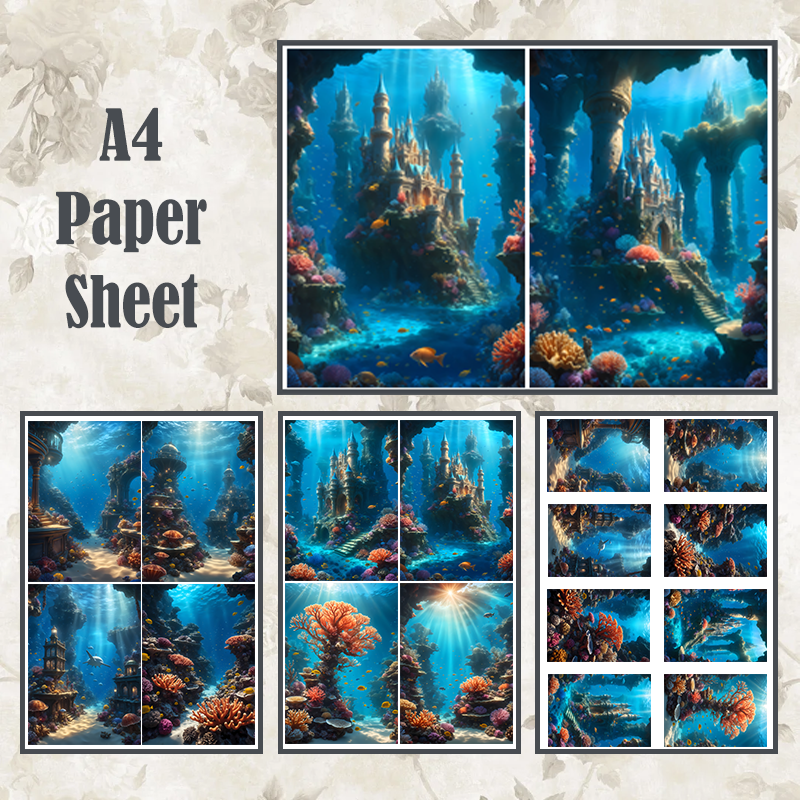 #3 POI Print A4 Cardstock Paper Set 5 Pcs