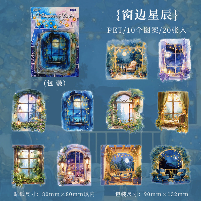 #02167 Whisper of Light Series Sticker