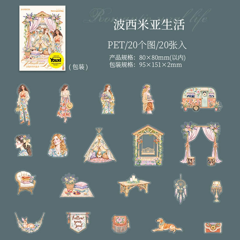 #02797 Romantic Series Sticker