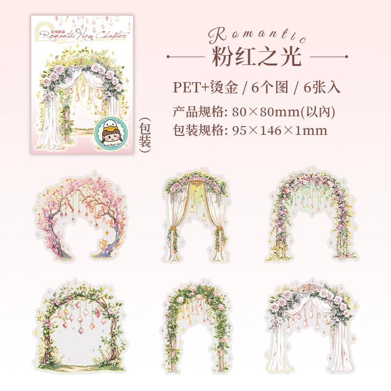 #02780 Flower Gate Series Sticker