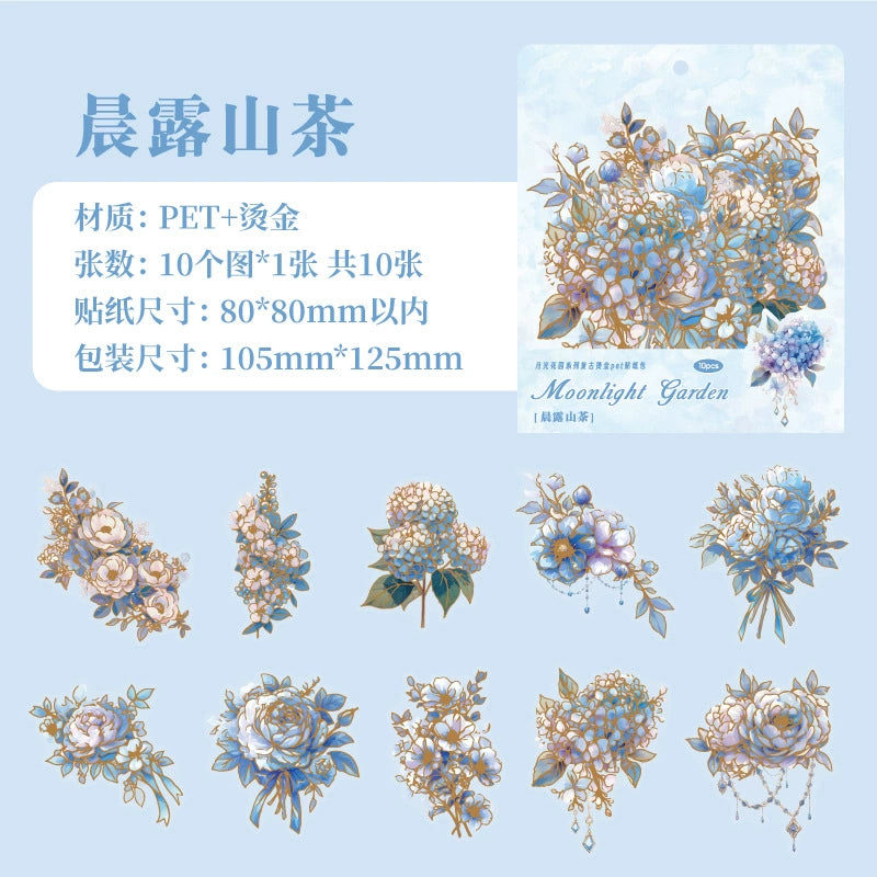 #02383 Moonlight Garden Series Sticker