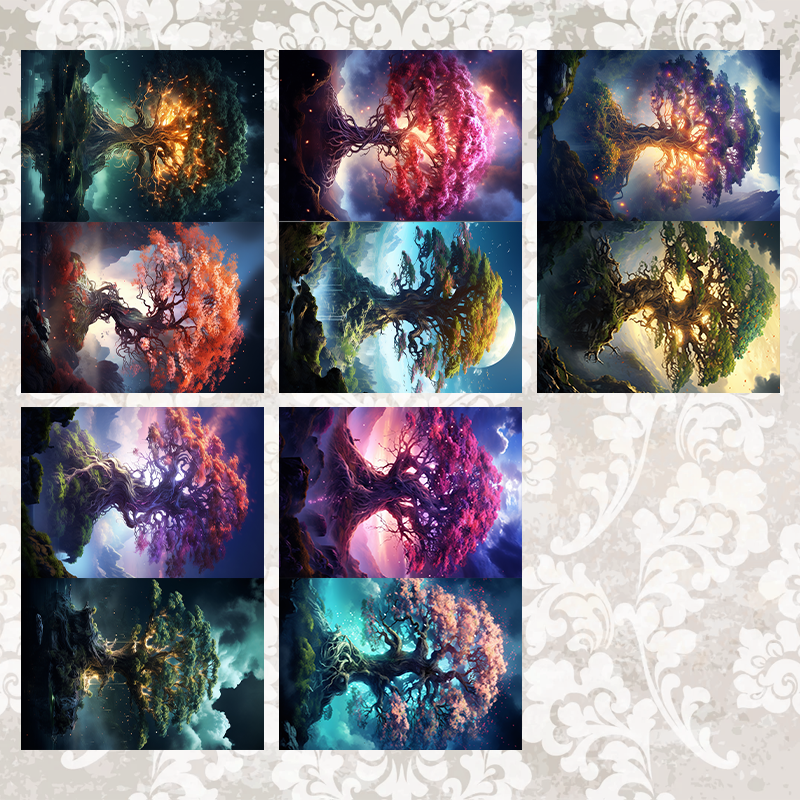 #3 POI Print A5 Cardstock Paper Set 10 Pcs