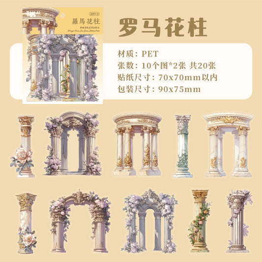 #02374 Flower Everywhere Series Sticker