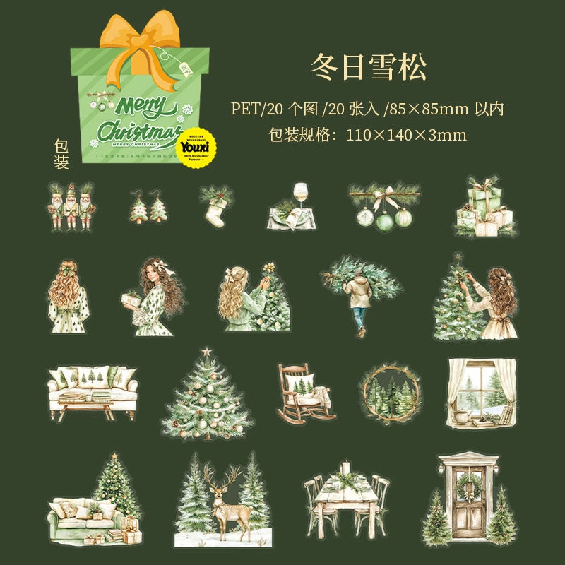 #02912 Christmas Series Sticker
