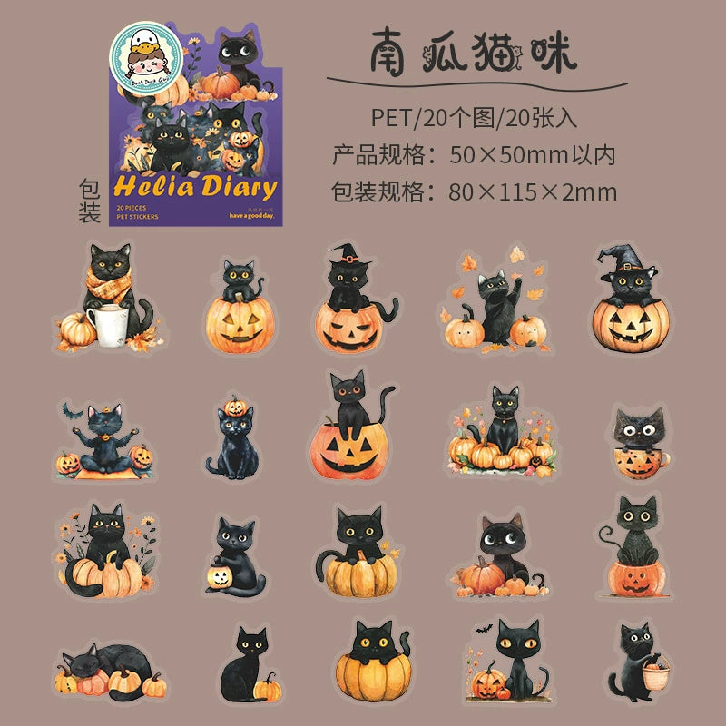 #02833 Helia Cat Series Sticker