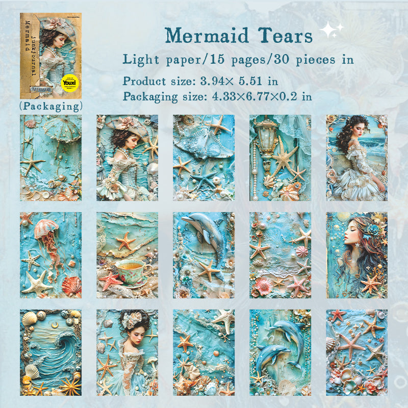 #02424 Mermaid Material Series Material Paper