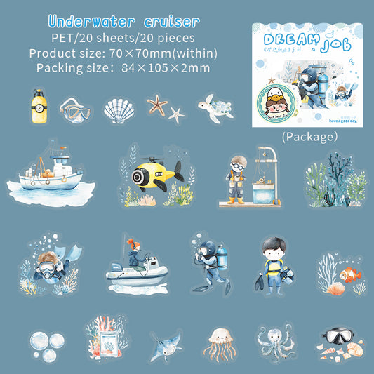 #02055 Dream Job Series Sticker