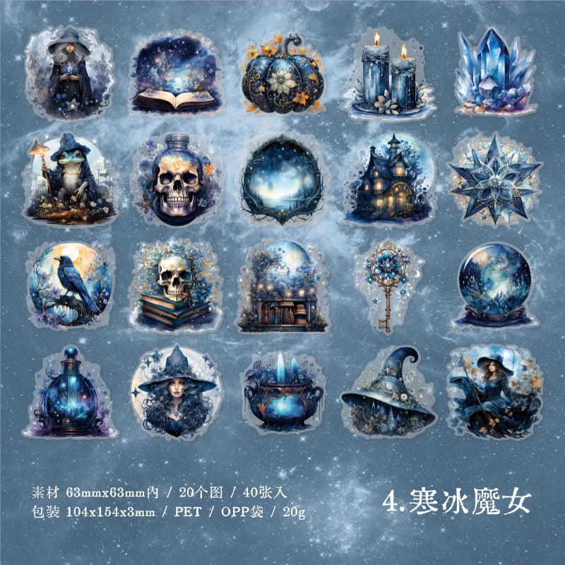 #02392 Magical Witch Series Sticker