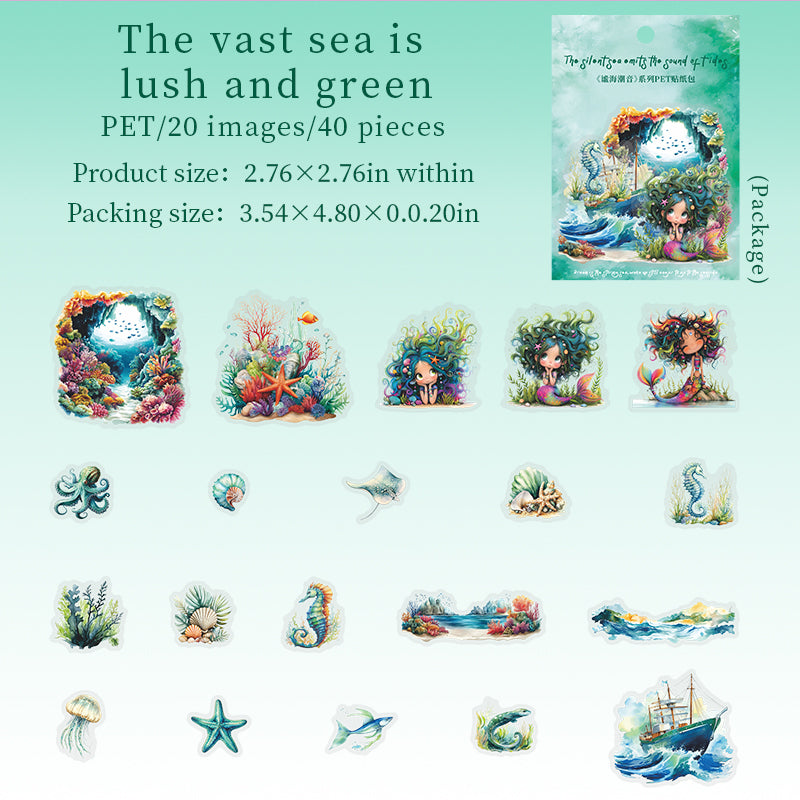 #02632 Ocean Scenery Series Sticker