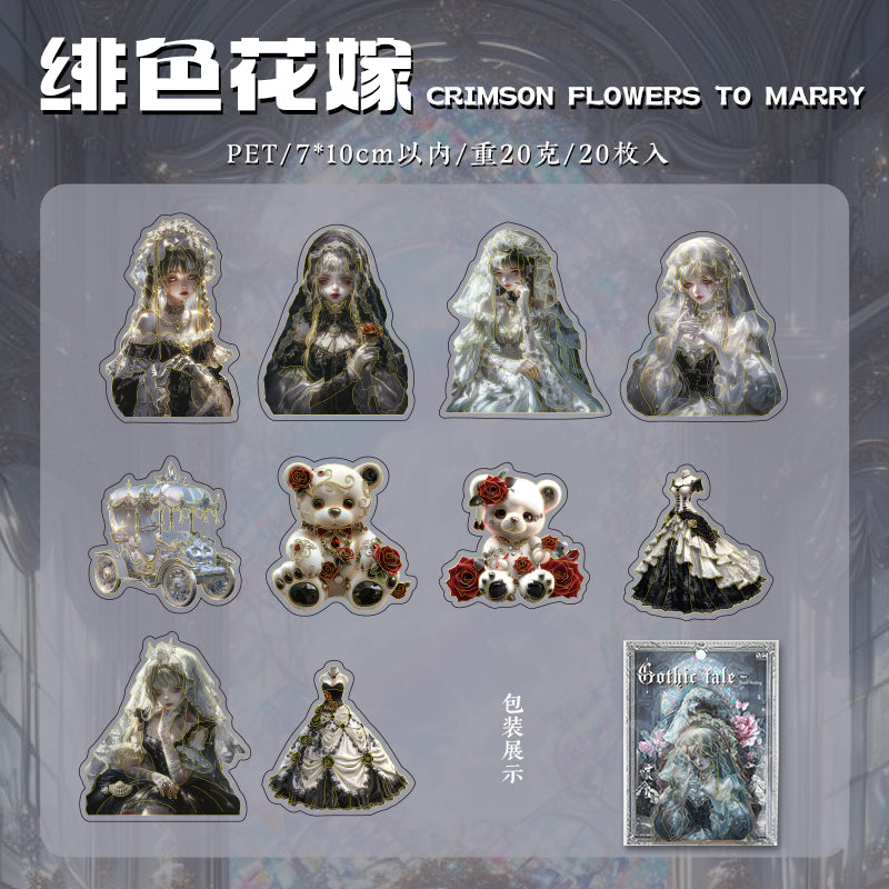 #02193 Gothic Tale Series Sticker