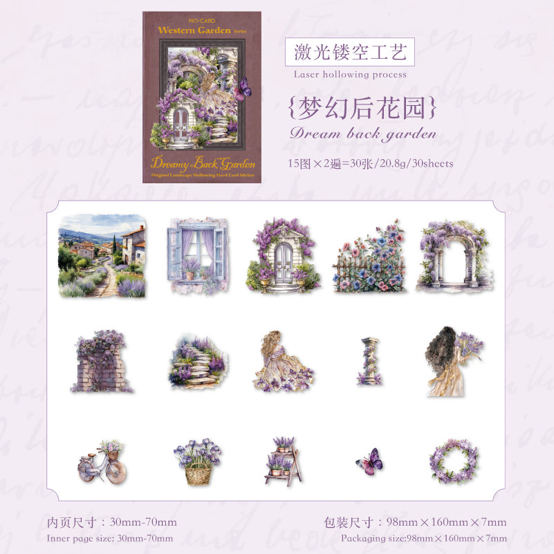 #02679 Garden Girl Series Sticker