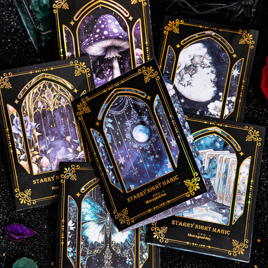 #02046  Magic Letters of the Starry Night Sticker