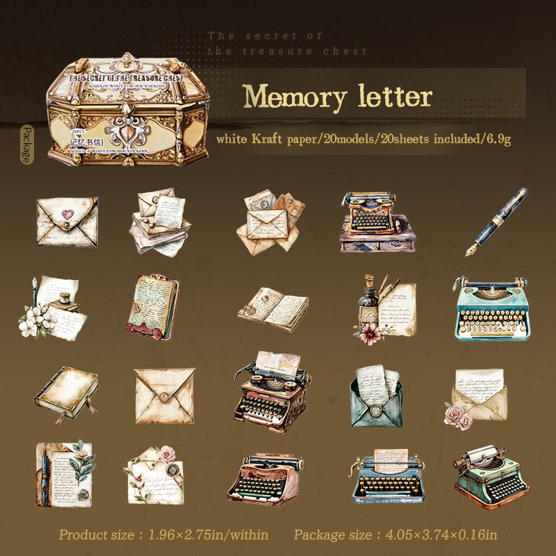 #02168 Retro Goodie Chest Series Sticker