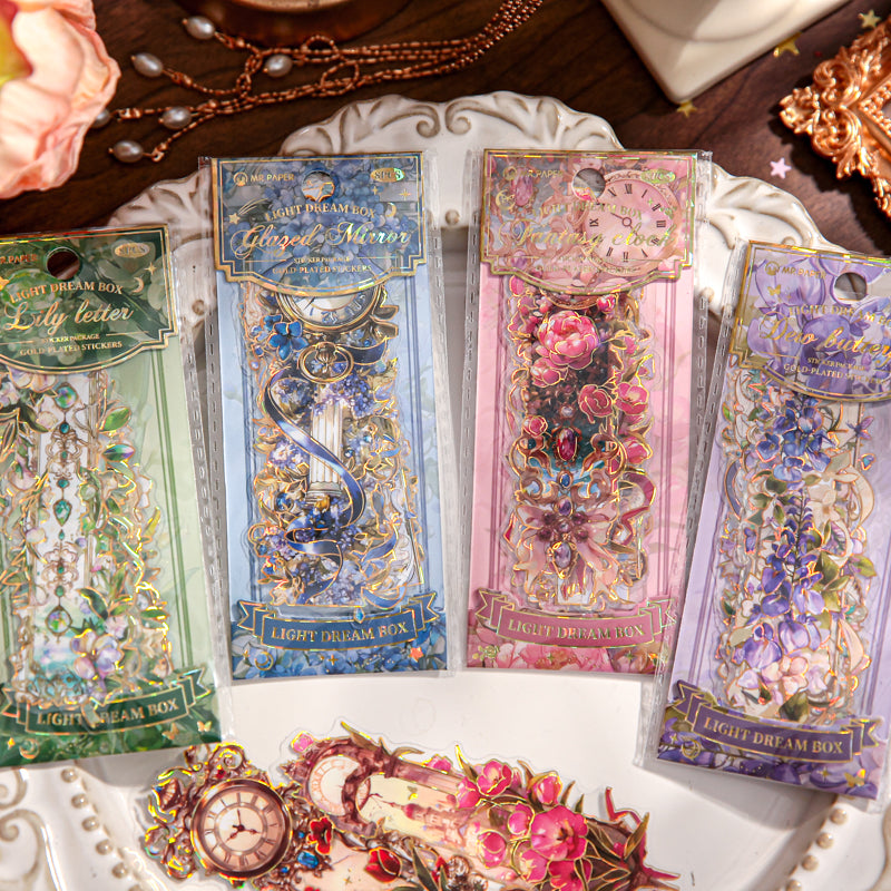 #02674 Vintage Flower Series Sticker
