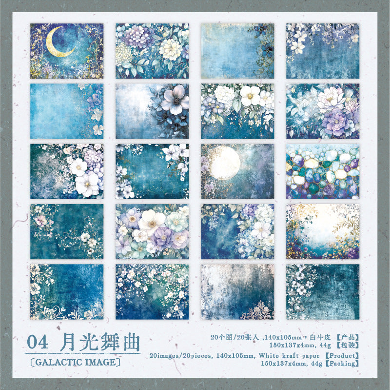 #02757 Vintage Flower Series Paper