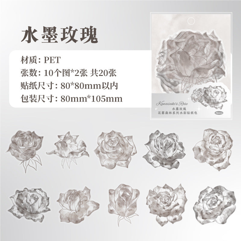#02380 Mist Forest Series Sticker