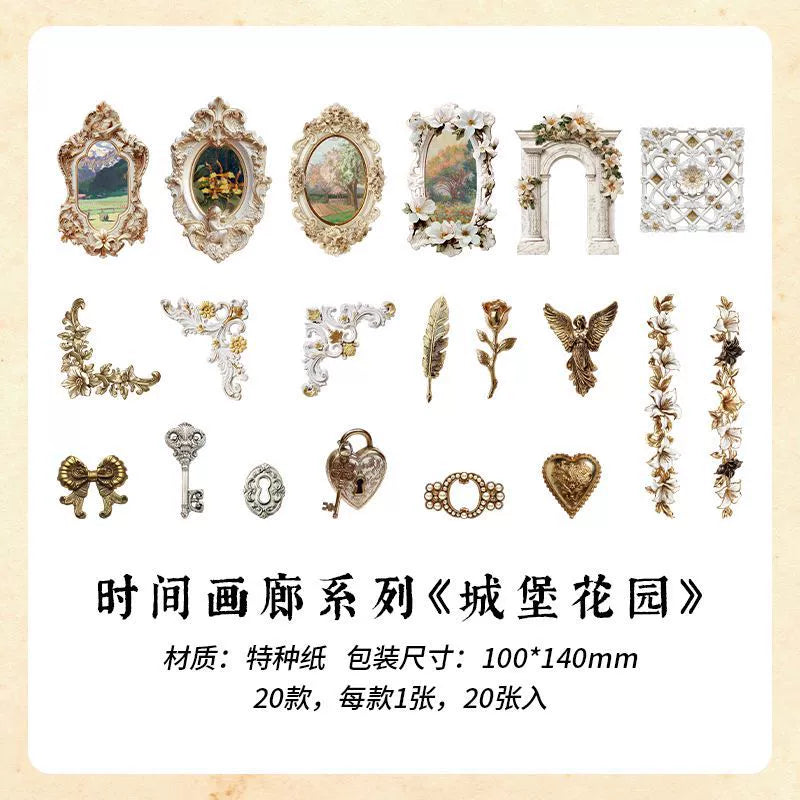 #02801 Vintage House Series Sticker