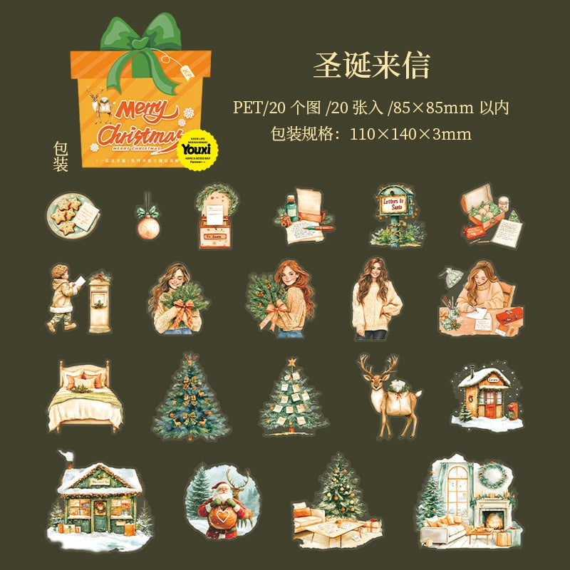 #02912 Christmas Series Sticker