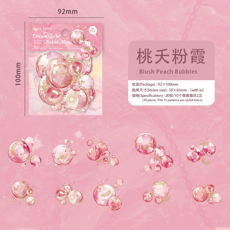 #02803 Fanstay Bubble Series Sticker