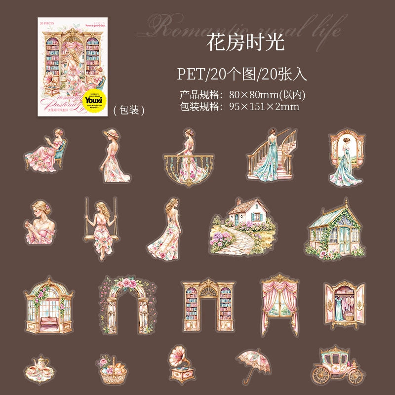 #02797 Romantic Series Sticker