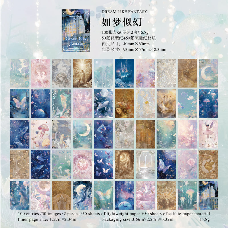 #02129 Fantasy Museum Series Material Paper