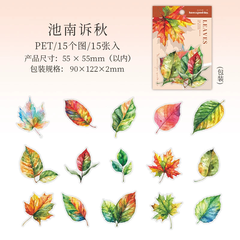 #02710 Natural Plant Series Sticker