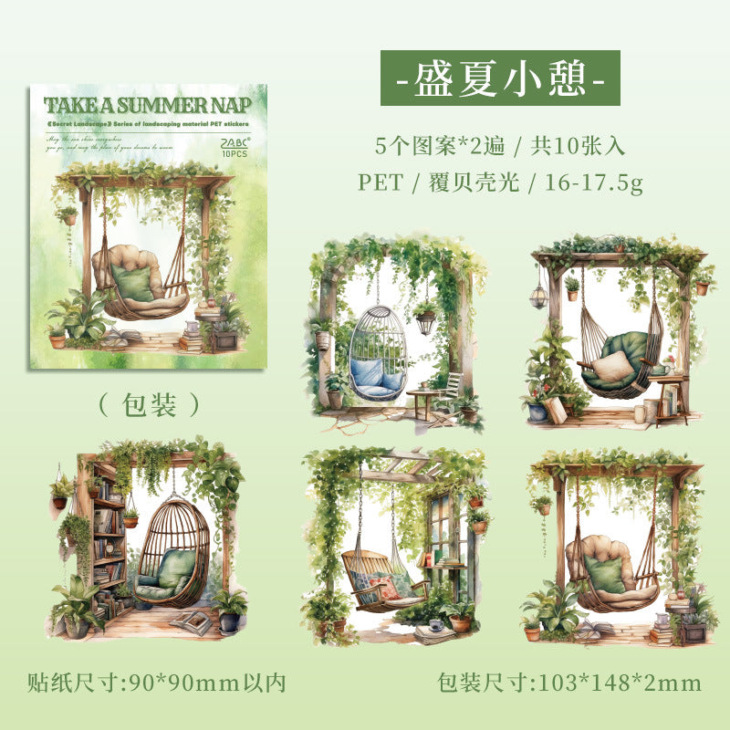#02255 Secret Landscape Series Sticker