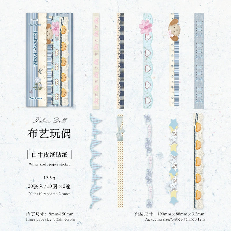 #02783 Cloth Edge Series Sticker