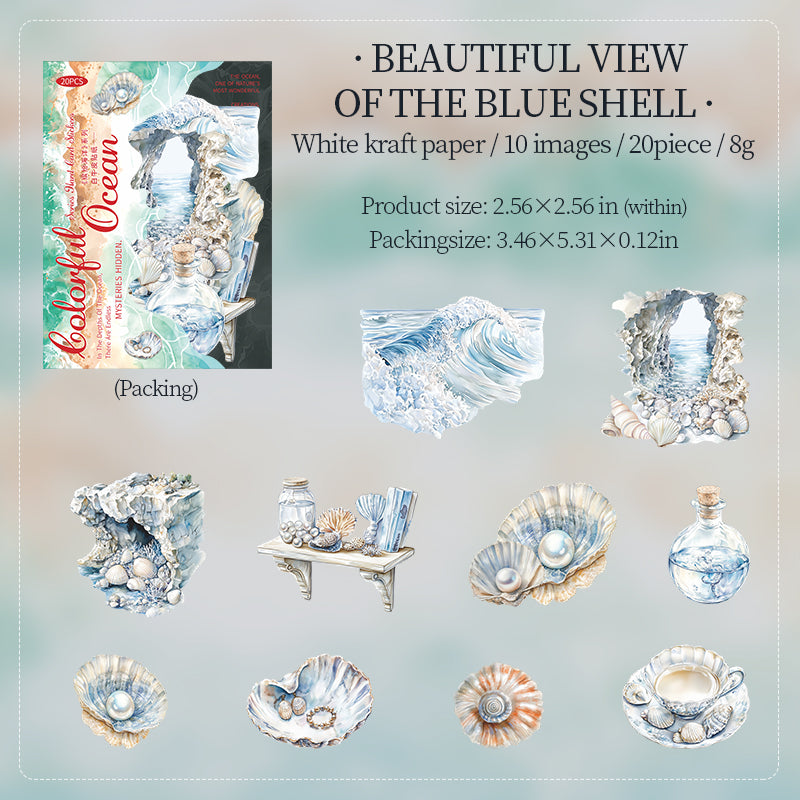 #02534 Wonderful OceanSeries Sticker