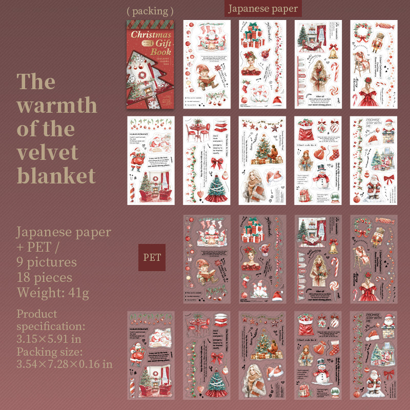 #02689 Christmas Series Sticker Book