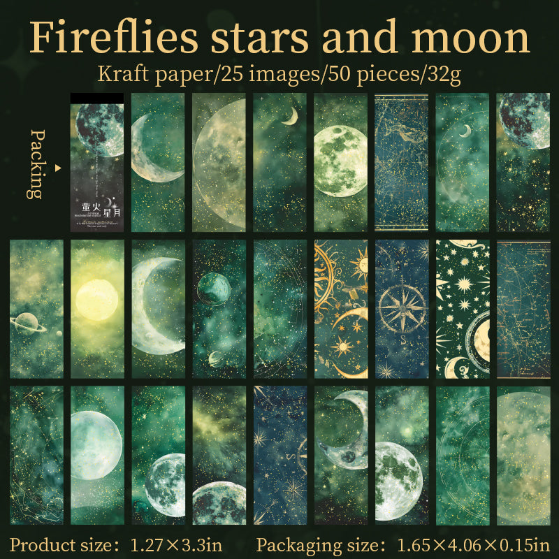 #02590 Mystery Starry Moon Series Sticker