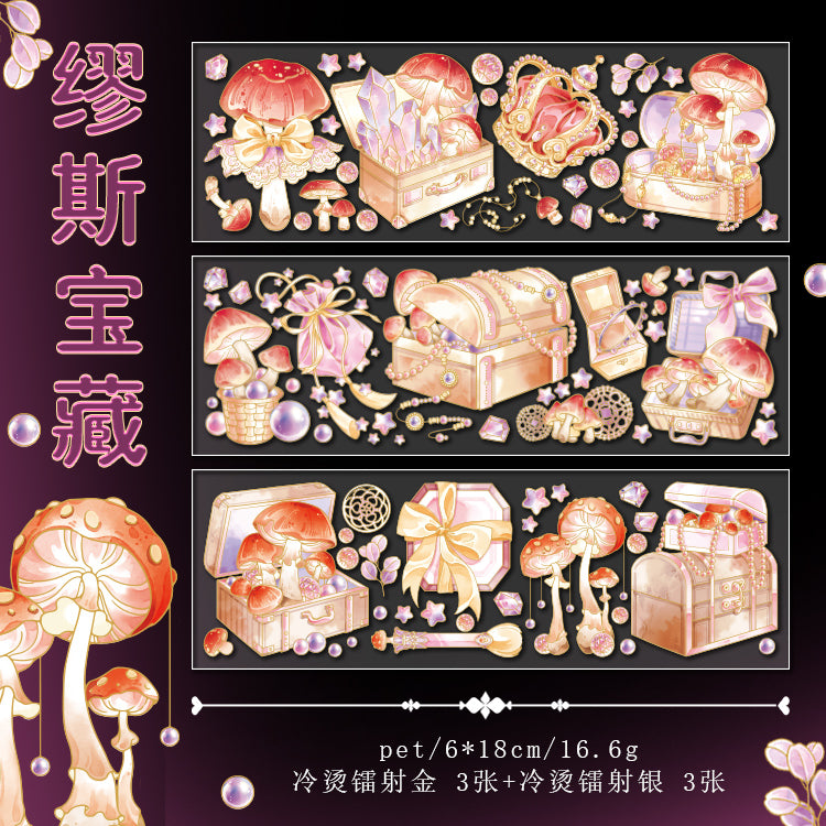 #02067 Shinny Mushroom Series Sticker