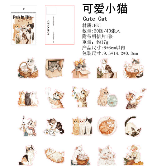 #02083 Pets in Life Series Sticker