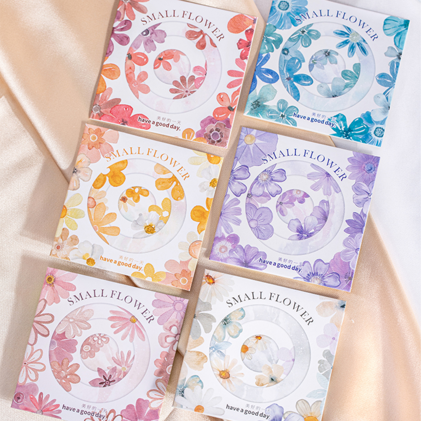 #02054 Colorful Flower Sticker