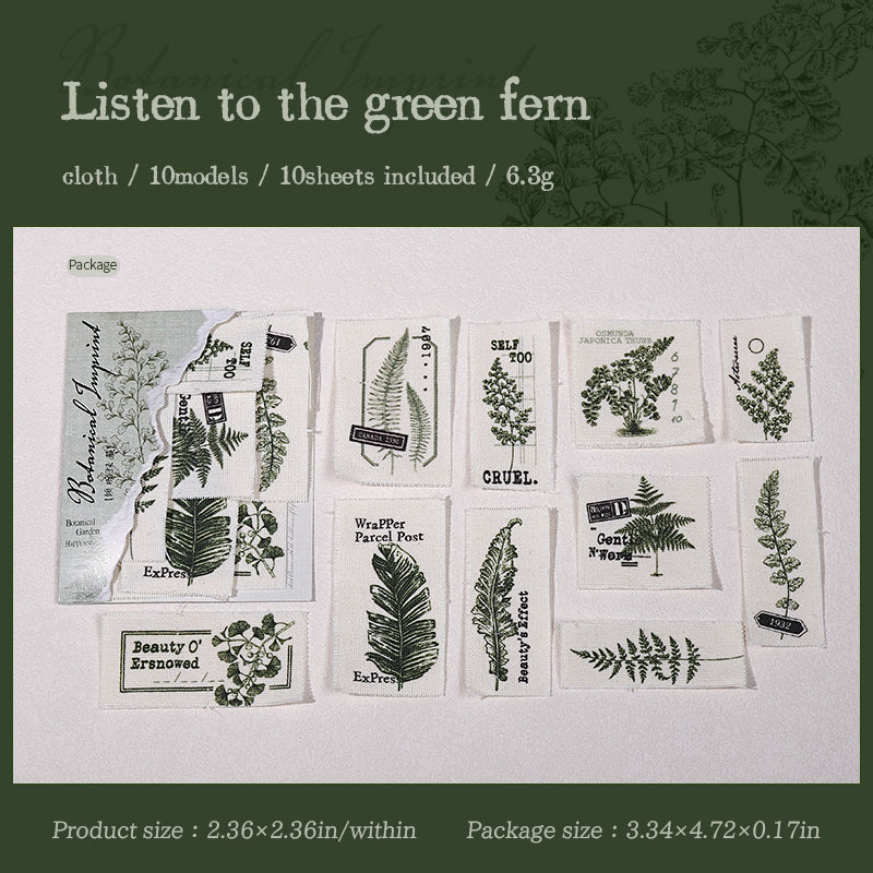 #02086 Plant Imprint Series Sticker