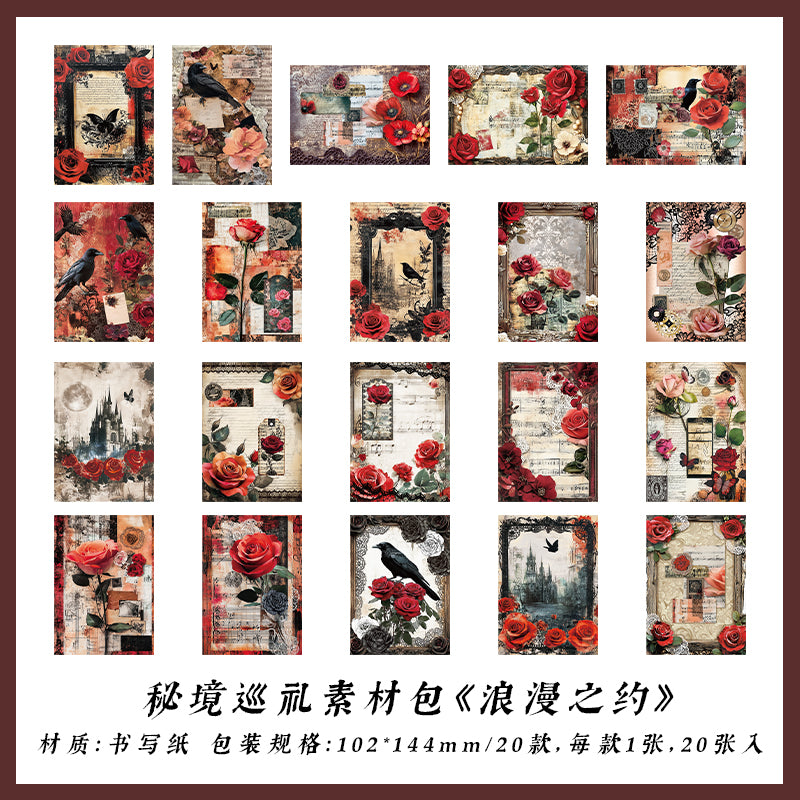 #02300 Vintage Frame Series Sticker