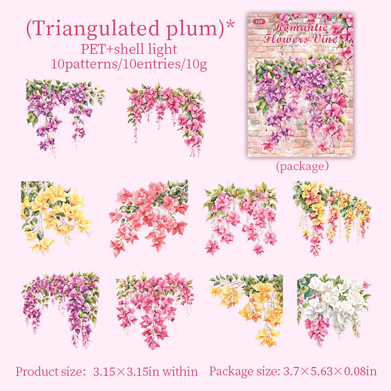 #02581 Romantie Flower Series Sticker