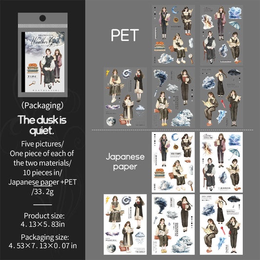 #02124 Weather Girl Series Sticker