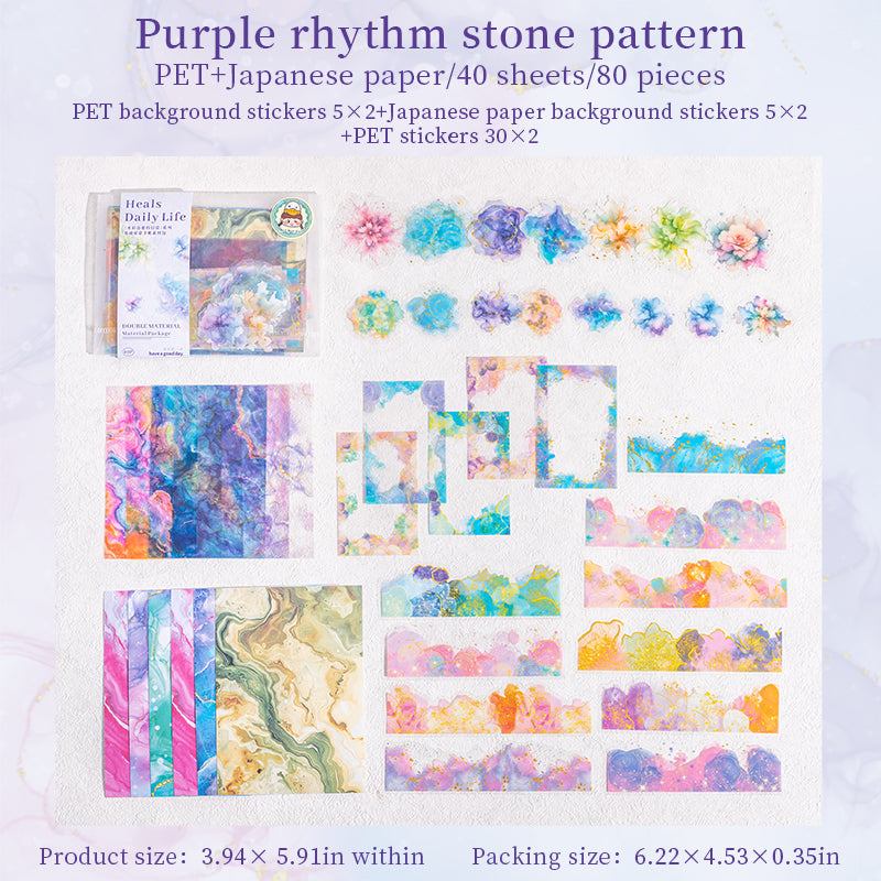 #02183 Colorful Life Series Sticker/Paper