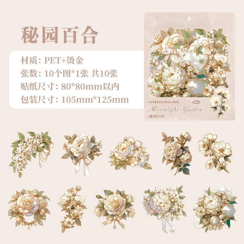 #02383 Moonlight Garden Series Sticker