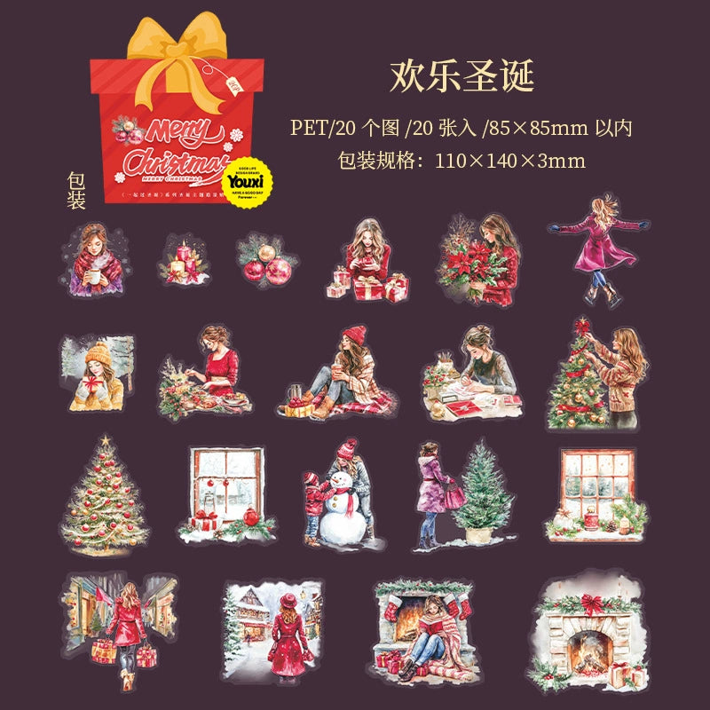#02912 Christmas Series Sticker