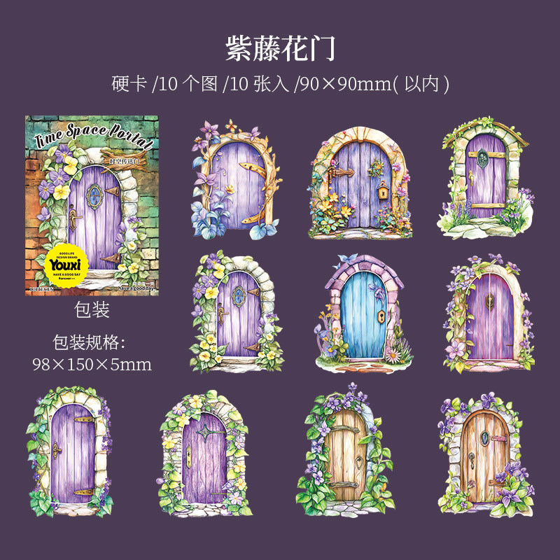 #02796 Forest Door Series Sticker