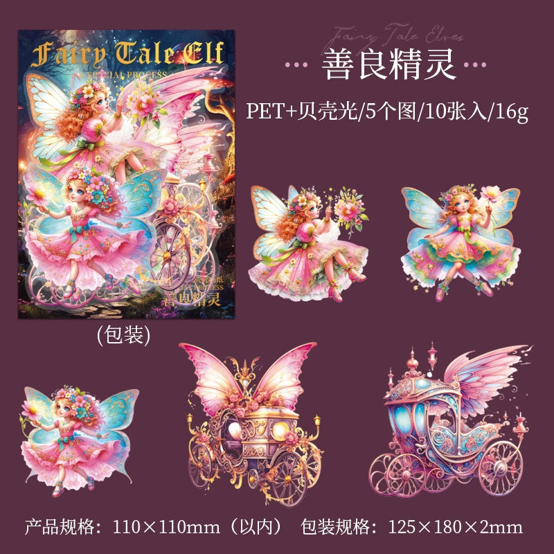 #02804 Fairytale Elves Series Sticker