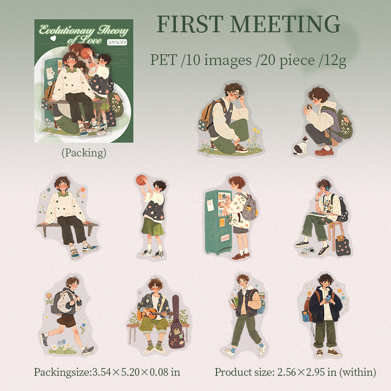 #02857 Love evolution Series Sticker