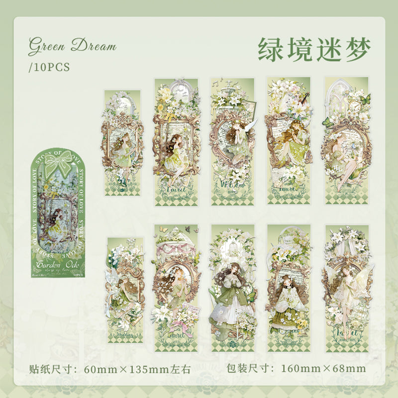 #02087 Garden Ode Series Sticker