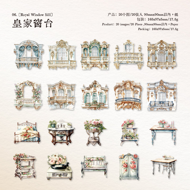 #02517 Vintage Dream Series Sticker