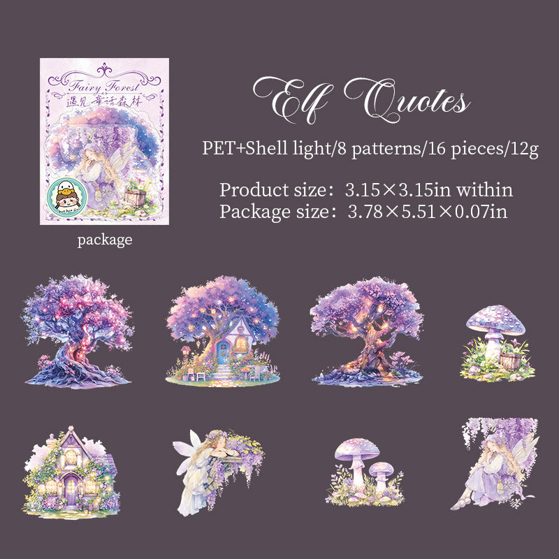 #02394 Fairytale Forest Series Sticker