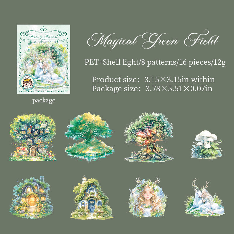 #02394 Fairytale Forest Series Sticker