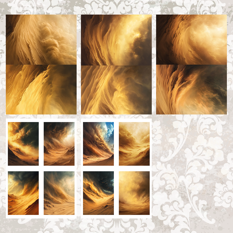 #5A67 POI Print A5 Cardstock Paper Set 10 Pcs