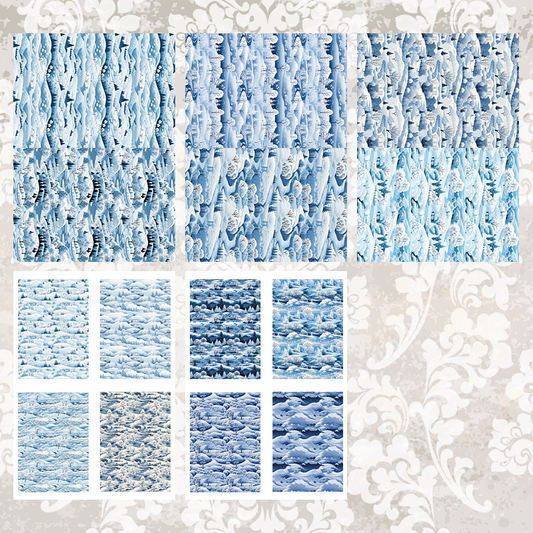 #5A69 POI Print A5 Cardstock Paper Set 10 Pcs